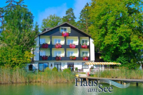 Отель Pension Haus am See  Санкт-Канциан-Ам-Клопайнер-Зее